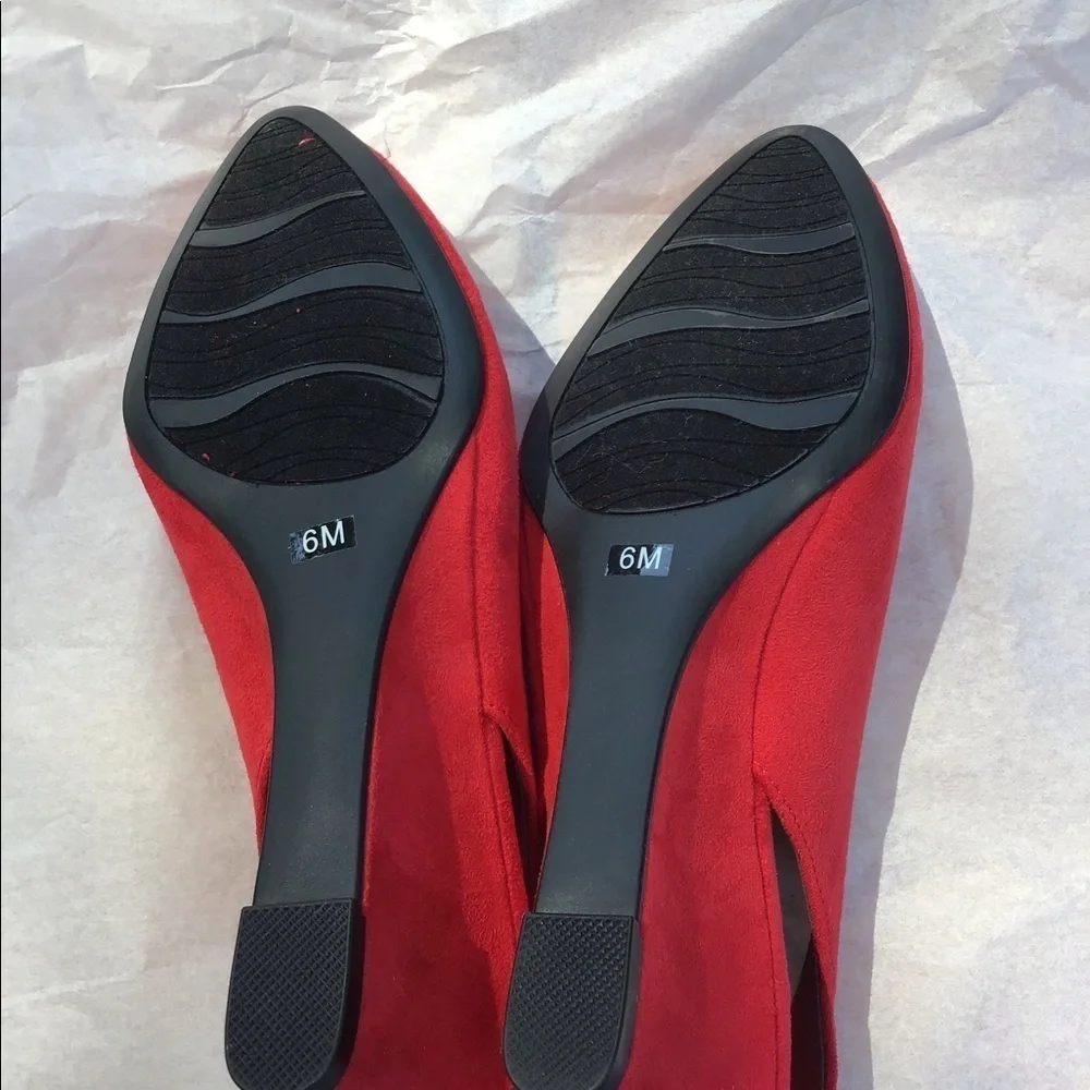 Classic Red Amelia Red Wedges